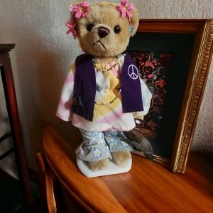 Brass Button Bear Collectible "Ivy"
